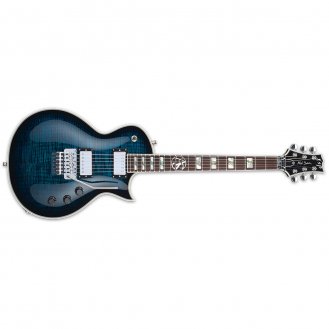 ESP Alex Skolnick FR Black Aqua Sunburst BLKAQSB Guitar + Case