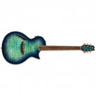 ESP LTD TL-6 FM Aqua Marine Burst AQMB Thinline Guitar B-Stock
