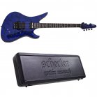 Schecter Avenger FR S Apocalypse Blue Reign Guitar + Case
