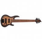 ESP LTD D-6 Black Natural Burst Satin 6-String Bass