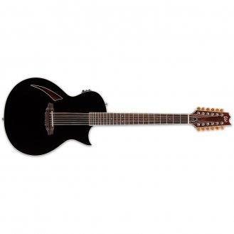 ESP LTD TL-12 12-Black Thinline Acoustic 12-String B-Stock