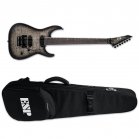 ESP LTD M-1007 Baritone 7-String Charcoal Burst Satin + Bag NEW