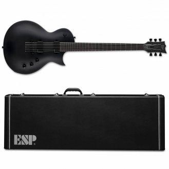 ESP LTD EC-1000 Baritone Charcoal Metallic Satin CHMS + Case