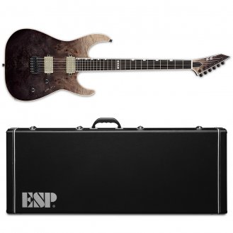 ESP E-II M-II NT Black Natural Fade Electric Guitar + Hard Case