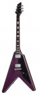 Schecter V-1 Custom Trans Purple TPB Electric Guitar - NEW
