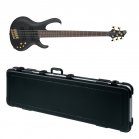 Ibanez BTB605LM Black Flat 5-String Bass Guitar + Case New