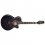 Takamine TSP158C SBL See Thru Black Gloss Thinline Guitar BStock