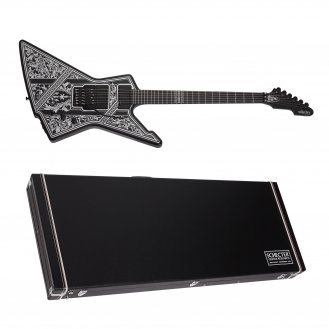 Schecter E-1 FR Przym Palladium Guitar Gloss Black + Case NEW
