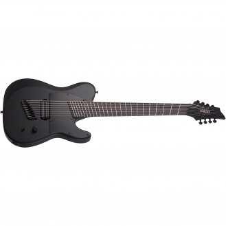 Schecter PT-8 MS Black Ops Guitar Satin Black Open Pore NEW