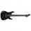 ESP LTD KH Demonology Black w/ Graphic Guitar + Tombstone Case