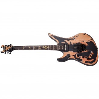 Schecter Synyster Custom-S Left Handed Distressed Black
