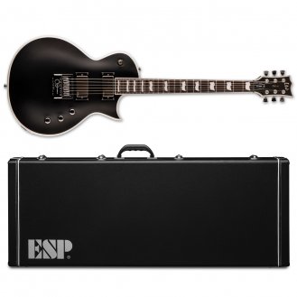 ESP LTD EC-1000 Evertune BB Bold Binding Black Satin + Case