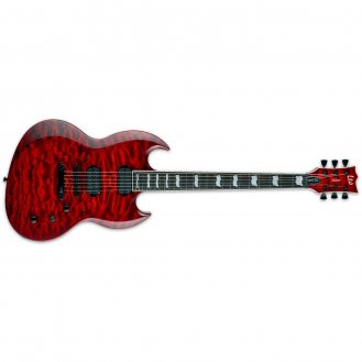ESP LTD Viper-1000 QM Tiger Eye Sunburst Electric Guitar