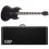 ESP LTD Viper-400 Baritone Black Satin Electric Guitar + Case