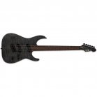 ESP LTD M-1000 Multi-Scale See Thru Black Satin Guitar B-Stock