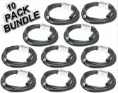 Whirlwind 20 foot Microphone cables (10 Pack) EMC20