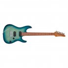 Ibanez AZ24S1F Guitar Transparent Turquoise Burst + Gig Bag NEW