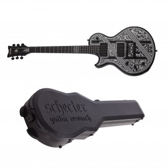 Schecter Solo-II Left Hand Przym Palladium Gloss Black +Case NEW