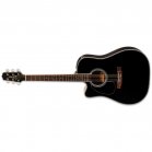 Takamine EF341DX LH Gloss Black Left-Handed Dreadnought Acoustic
