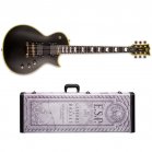 ESP LTD EC-1000 Vintage Black VB 2018 Guitar + Tombstone Case