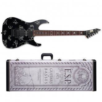 ESP KH Demonology Kirk Hammett Signature Guitar Black + Case NEW