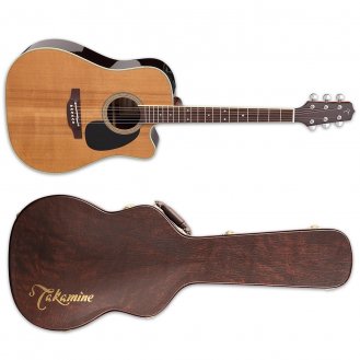 Takamine EF360SC TT AE Guitar Natural Gloss + Hard Case