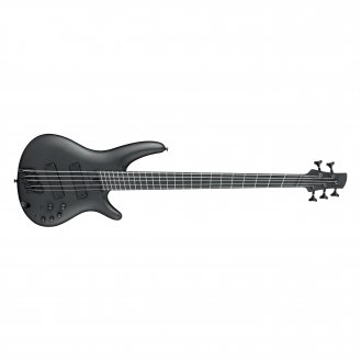 Ibanez SRMS625EX Multi-Scale 5-String Bass Black Flat B-STOCK