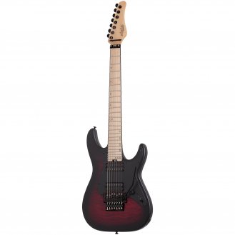 Schecter Miles Dimitri Baker-7 FR Crimson Red Burst Satin BStock