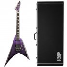 ESP LTD ALEXI RIPPED PURPLE FADE SATIN W/ PINSTRIPES - B-Stock