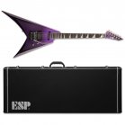 ESP LTD Alexi Ripped Purple Fade Satin w/Ripped Pinstripes +Case