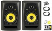 KRK R6 Two-way Passive Monitors - PAIR R-6