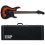 ESP LTD SN-1007HT Baritone 7-String Gtr Fireblast + Case B-STOCK