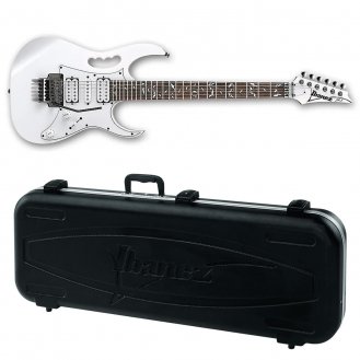 Ibanez JEMJR Steve Vai White Jem Jr WH - NEW + HARD CASE