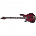 Schecter Hellraiser Extreme-4 LH Crimson Red Burst Satin Bass