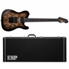 ESP LTD TE-1000 EverTune Guitar Charcoal Burst + Case NEW