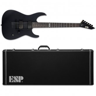 ESP LTD JL-600 Jeff Ling Black Satin Electric Guitar + Case