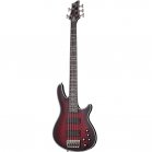 Schecter Hellraiser Extreme-5 Crimson Red Burst Satin CRBS + Bag