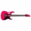 Ibanez JEMJRSP Pink PK Steve Vai JEM JR Electric Guitar + Case