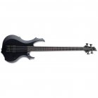 ESP LTD F-4 Black Metal Bass Guitar Black Satin NEW F4