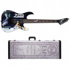 ESP LTD Kirk Hammett White Zombie KH-WZ + Tombstone Case B-Stock