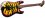 ESP George Lynch FR Sunburst Tiger Graphic STG w/ Hardshell Case