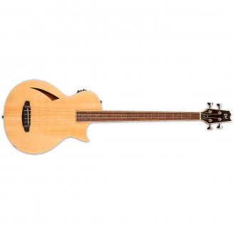 ESP LTD TL-4 Thinline Natural Acoustic-Electric Bass Guitar