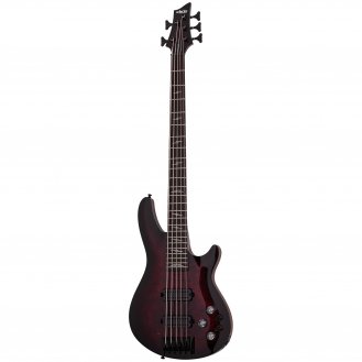 Schecter Omen Elite-5 Black Cherry Burst 5-String Bass B-Stock