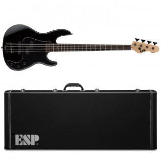 ESP LTD AP-4 Black BLK Electric Bass Guitar + ESP Case - NEW