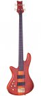 Schecter Stiletto Studio-4 FL Honey Satin HSN LH Fretless Lefty