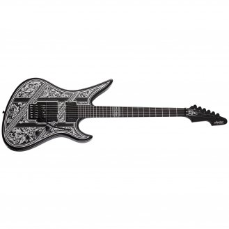 Schecter Avenger FR Przym Palladium Guitar Gloss Black NEW