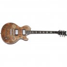Schecter Solo II Custom Burl Gloss Natural Electric Guitar