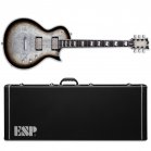 ESP Eclipse Custom Silver Liquid Metal Burst Guitar + Case