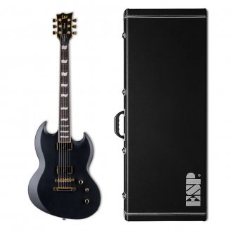 ESP LTD Viper-1000 Electric Guitar Vintage Black + Case B-STOCK