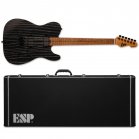 ESP LTD TE-1000 Black Blast Electric Guitar + Hard Case